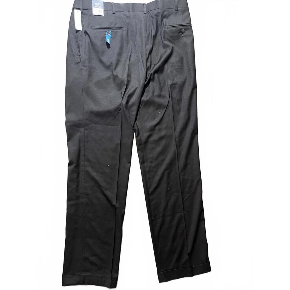 SaddleBred Motion Stretch Dress Pants‎ Mens 38x34 Black New With Tags $120 MSRP
